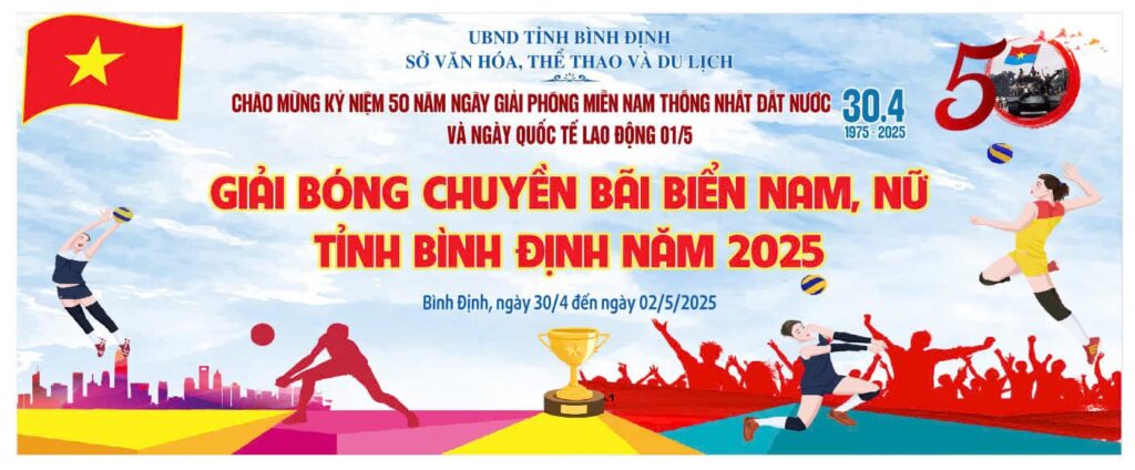 Giải Bóng Chuyền Bãi Biển Nam – Nữ Tỉnh Bình Định Mở Rộng 2025: Sân Chơi Chuyên Nghiệp Cho Các Câu Lạc Bộ Địa Phương
