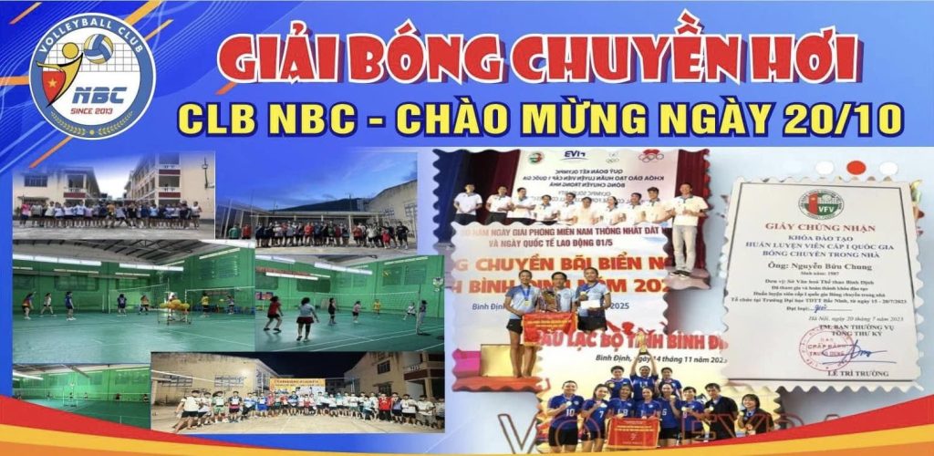 Sôi nổi Giải bóng chuyền hơi CLB NBC nhân ngày 20/10
