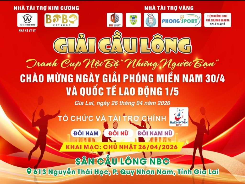 Công tác chuyển bị đã hoàn tất. Hẹn gặp các VDV hứa hẹn 1 giải đấu gay cấn nhất